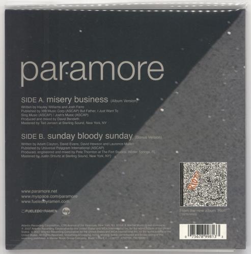 Paramore Misery Business RED レコード Paramore - Misery Business | Deezer